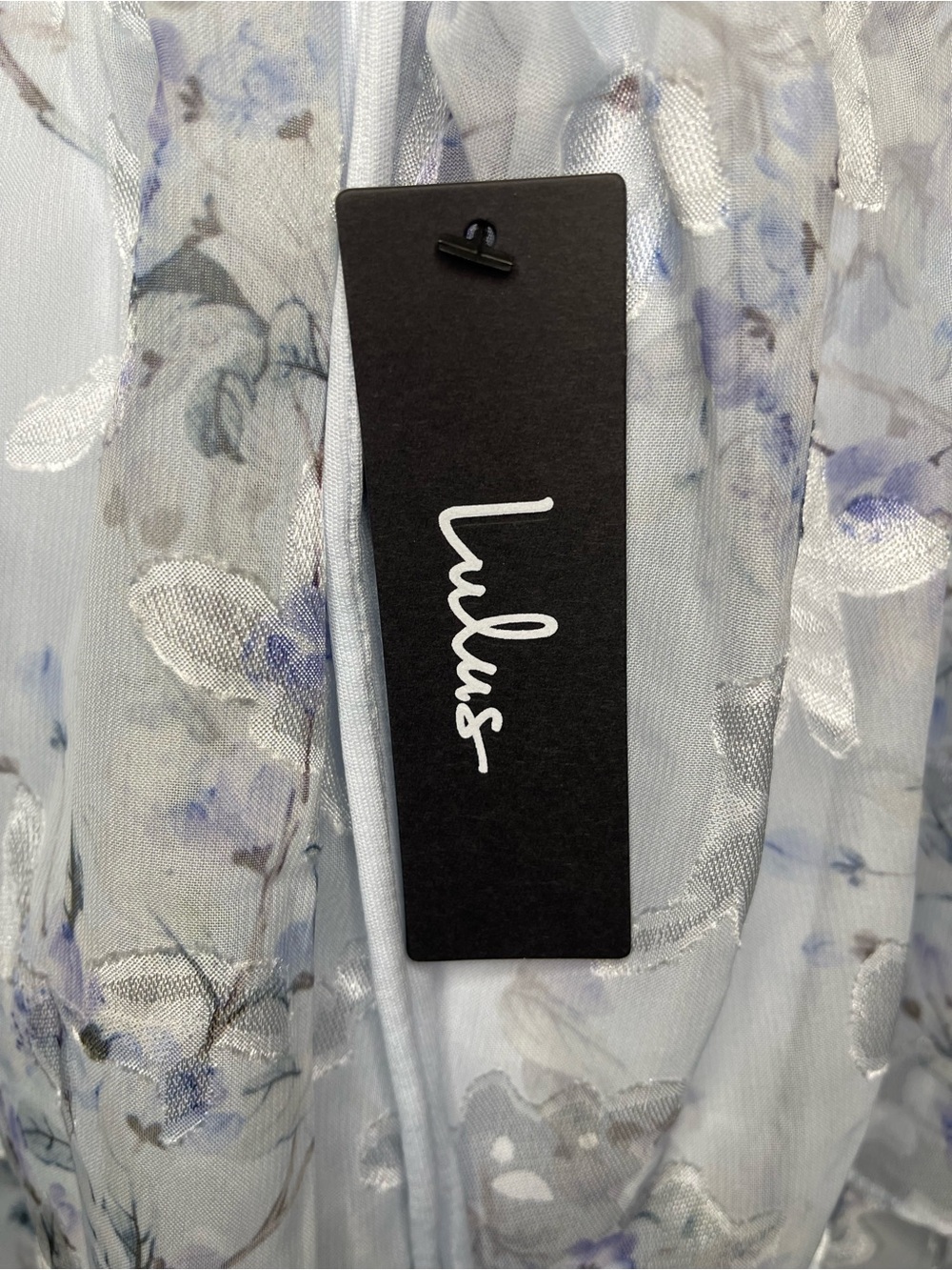 Lulu's Light Blue Floral Tiered Dress - Picture 9 of 16
